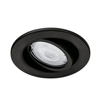 LED FRESCO GU10 kruhový pohyblivý černý PHILIPS