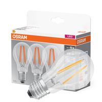 3x LED žárovka E27 A60 6.5W = 60W 806lm 4000K Neutrální bila 360° OSRAM