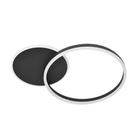 Stropní svítidlo LED 33W 2700lm 4000K neutrální černá ROMAN Sanico Goldlux