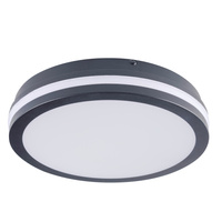 LED Plafond stropní zapuštěný 30W 3120lm CCT IP65 Grafitová BENO KANLUX