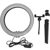 LED stolní lampa 10W 240lm 2700-4000-6500K teplá 360° černá stmívatelná SELFIE Sanico Goldlux