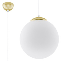 LED závěsné stropní svítidlo UGO E27 Hanging Sphere 30cm White Gold SOLLUX
