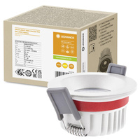 LED panelové bodové svítidlo 8W 680lm CCT stmívatelné Mesh White Fire Rated Ledvance