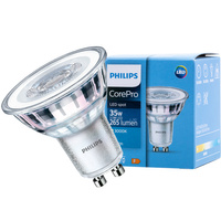 LED žárovka GU10 3.5W = 35W 255lm 3000K Teplá bílá 36° PHILIPS