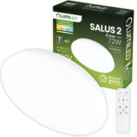 Plafond LED světlo pro povrchovou montáž SALUS2 72W IP44 CCT White Round 50cm + LUMILED PILOT
