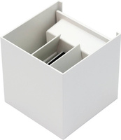 Zahradní nástěnná lampa 2x 3W, 4000K IP54 Bílý LEO LUMILED