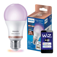 LED žárovka E27 A60 8,5W = 60W 2200-6500K TW + RGB SMART WiFi Philips WiZ