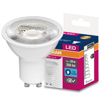 LED žárovka GU10 4.5W = 35W 350lm 6500K Studená bílá 120° OSRAM Hodnota