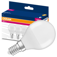 3x LED žárovka E14 P45 4.9W = 40W 470lm 6500K Studená bílá 200° OSRAM Hodnota