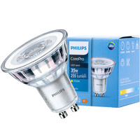 LED žárovka GU10 3.5W = 35W 255lm 2700K Teplá bílá 36° PHILIPS