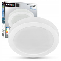 LED panel Stropní svítidlo 18W 1440lm 4000K Neutrální 120° Povrchová montáž Kulaté bílé Bingo Masterled