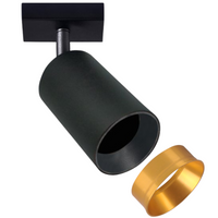 Nástěnné svítidlo Reflektorové nástěnné a stropní LED svítidlo 1 x GU10 MARIBEL Black GOLDLUX (Polux)