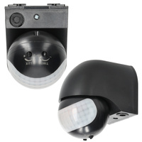 PIR detektor pohybu a soumraku LX40 180ST BLACK KOBI