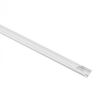 Hliníkový rohový LED profil Povrchová montáž bílá 1m s matným difuzorem pro LED pásky + koncovky RW řady Ecolight