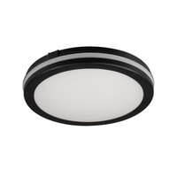 Plafond LED stropní svítidlo pro povrchovou montáž 30W 2400lm CCT IP65 Round Black BENO KANLUX