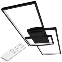 LED lustrová stropní lampa 90W CCT GALAXIS VELA černá + dálkové ovládání