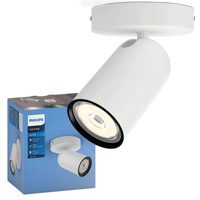 Stropní svítidlo LED PONGEE GU10 s reflektorem pohyblivé bílé PHILIPS