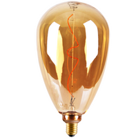 Dekorativní LED žárovka E27 FILAMENT S173 4W 260lm 1800K Teplá bílá 320° DecoVintage Amber GOLDLUX (Polux)