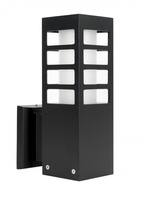 Venkovní zahradní fasádní svítidlo LED NÁSTĚNNÉ SVÍTIDLO RADO III K BL E27 Su-Ma