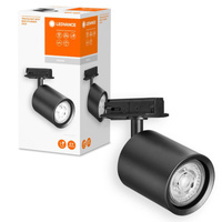 LED panel pod omítku GU10 Eyelet Spot Black Tracklight Ledvance