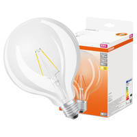 LED žárovka G125 Sphere E27 2,5W = 25W 250lm 2700K Warm 300° Retrofit Filament CLASSIC Osram