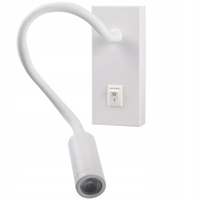 Noční světlo LED pro čtení s povrchovou montáží 3,3 W 145 lm 3000K teplá 30° bílá Tonil Kanlux