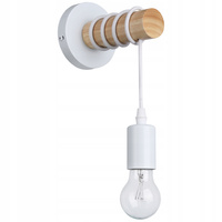 Spot E27 Bílá hnědá Eos Masterled Závěsné nástěnné svítidlo