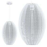 Stropní závěsné svítidlo E27 bílé JAPANDI Sanico Goldlux