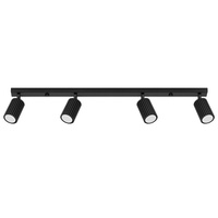 Bodové reflektorové stropní svítidlo Tuba 4x GU10 Black Carbon Deep Space SL.1584 Sollux