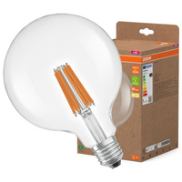 LED žárovka G125 Sphere E27 7,2W = 100W 1521lm 2700K Warm 330° Filament CLASSIC ENERGETICKÁ ÚSPORNOST Osram