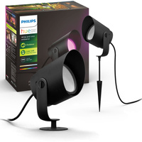 Venkovní bodová lampa Philips HUE LILY XL 15W 1050lm IP65 černá 1746230P7