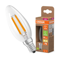 LED žárovka B35 Candle E14 2,9W = 40W 470lm 2700K Warm 300° Dimmable CLASSIC ENERGY EFFICIENCY Osram