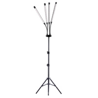 LED lampa na rostliny Stojící nastavitelná pomůcka pro růst 30W černá Vitaro Kobi