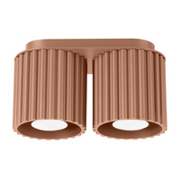 Povrchová montáž 2x GU10 hliník Mokka Aura Deep Space SL.1805 Sollux