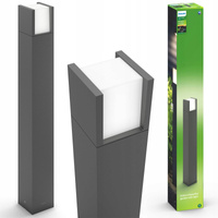 Venkovní LED zahradní svítidlo ARBOR myGarden 6W 2700K IP44 Tyč 77cm Antracit PHILIPS