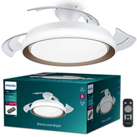 LED 28+35W 4500lm 2700-5500K Gold Bliss Philips stropní ventilátor světlo