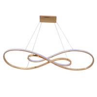 LED závěsné stropní svítidlo závěsné 50W 7800lm 4000K neutrální zlatá Zumba Sanico Goldlux