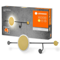 LED stropní nástěnné svítidlo Povrchová nástěnná lampa 12W 700lm CCT Dekorativní šedá Perchero Ledvance