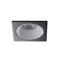 LED GU5.3 GU10 Square White Black Glozo Kanlux Halogenové bodové svítidlo pro zápustnou montáž