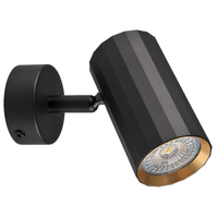 GU10 Black Gold NICEA Sanico Goldlux nástěnné a stropní reflektorové reflektory