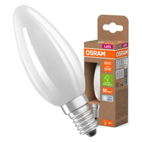 LED žárovka B35 Candle E14 1,2W = 25W 255lm 4000K Neutrální 330° 213lm/W CLASSIC ENERGETICKÁ ÚSPORNOST Osram