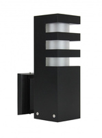 Venkovní zahradní fasádní svítidlo LED NÁSTĚNNÉ SVÍTIDLO RADO K BL E27 Su-Ma