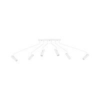 EYE SUPER 6492 Nowodvorski stropní svítidlo bílé 5xGU10 Lustr pohyblivé tubusové stínidlo moderní ocel