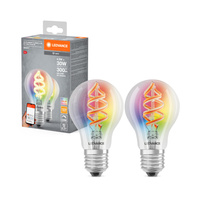 LED žárovka E27 4,5W = 30W 300lm RGBW Stmívatelná SMART+ WiFi Filament Classic Ledvance