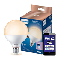 LED žárovka E27 G95 11W = 75W 1055lm 2700-6500K SMART WiFi Philips WiZ