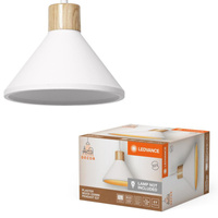 Dekorativní stropní závěsné svítidlo E27 s převisem Bílá hnědá Dekor Ledvance