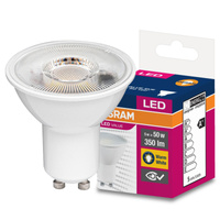LED žárovka GU10 4.5W = 35W 350lm 2700K Teplá bílá 120° OSRAM Hodnota
