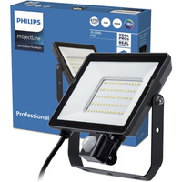 Reflektor LED 50W 4750lm 4000K IP65 černý s pohybovým a soumrakovým senzorem ProjectLine Floodlight PHILIPS