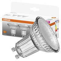 3x LED žárovka GU10 4.3W = 50W 350lm 2700K Teplá bílá 36° OSRAM STAR