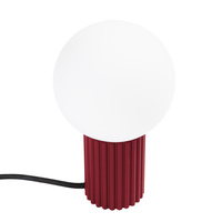 Stolní stolní lampa G9 Round Maroon Modern Matte Halo Sollux